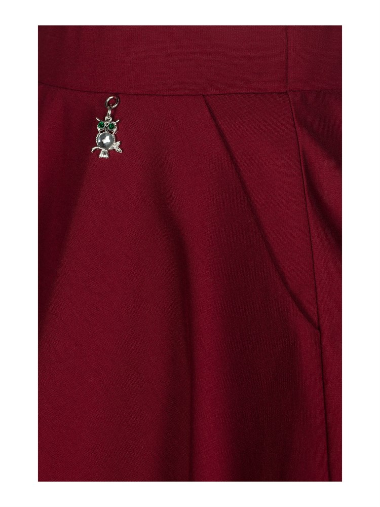 Юбка солнце-клеш AS-1023-бордовый-146 Юбка солнце-клеш AS-1023-бордовый-146