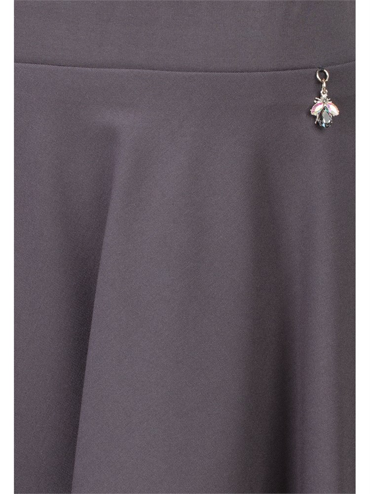 Юбка полусолнце AS-1020-серый-122 Юбка полусолнце AS-1020-серый-122