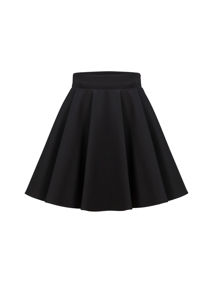 Юбка солнце-клеш AS-1011-черный-146 Юбка солнце-клеш AS-1011-черный-146