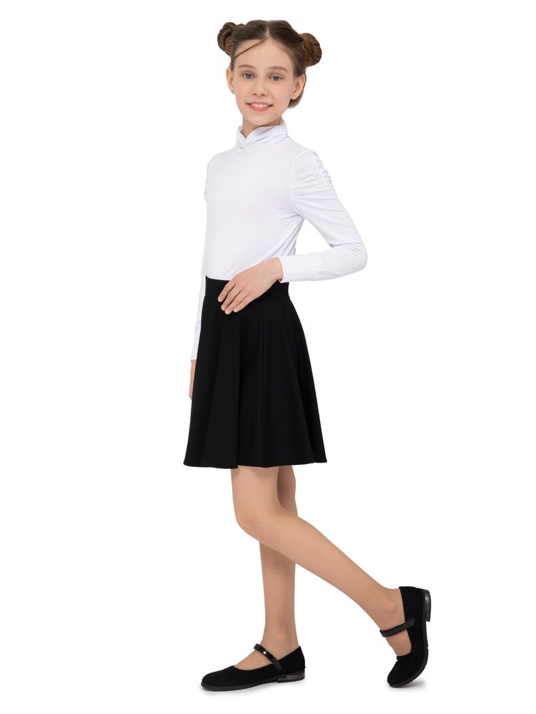 Юбка солнце-клеш AS-1011-черный-146 Юбка солнце-клеш AS-1011-черный-146