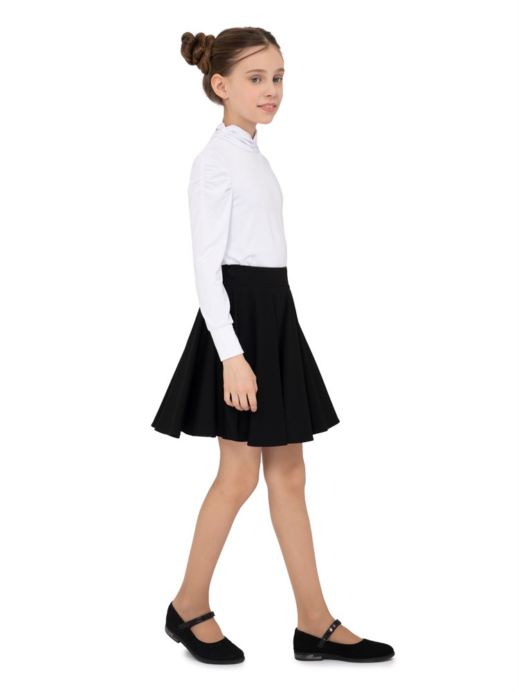 Юбка солнце-клеш AS-1011-черный-146 Юбка солнце-клеш AS-1011-черный-146