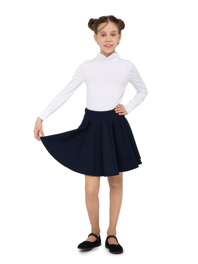 Юбка солнце-клеш AS-1011-синий-152 Юбка солнце-клеш AS-1011-синий-152