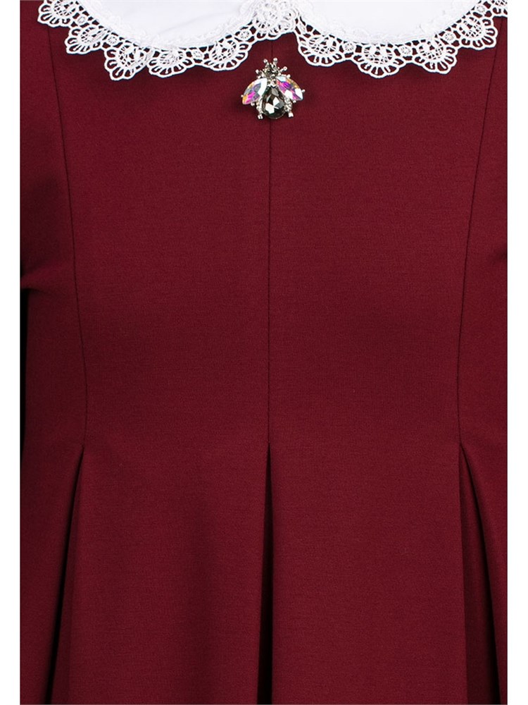 Платье AD-1020-бордовый-164 Платье AD-1020-бордовый-164
