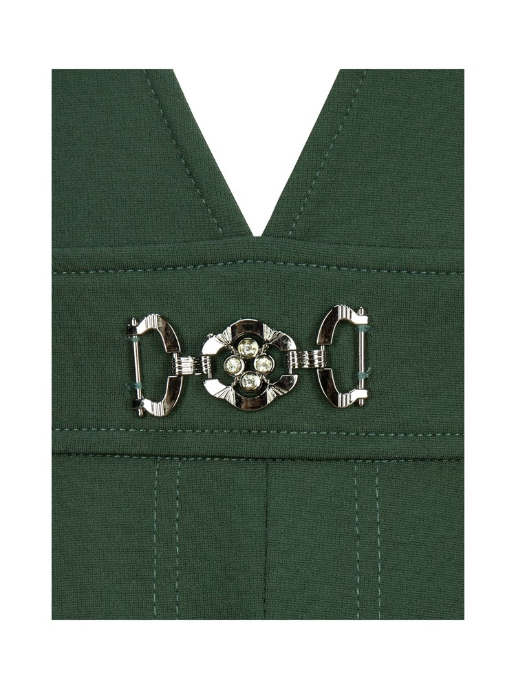 Сарафан с юбкой-шорты AD-1027-зеленый-158 Сарафан с юбкой-шорты AD-1027-зеленый-158