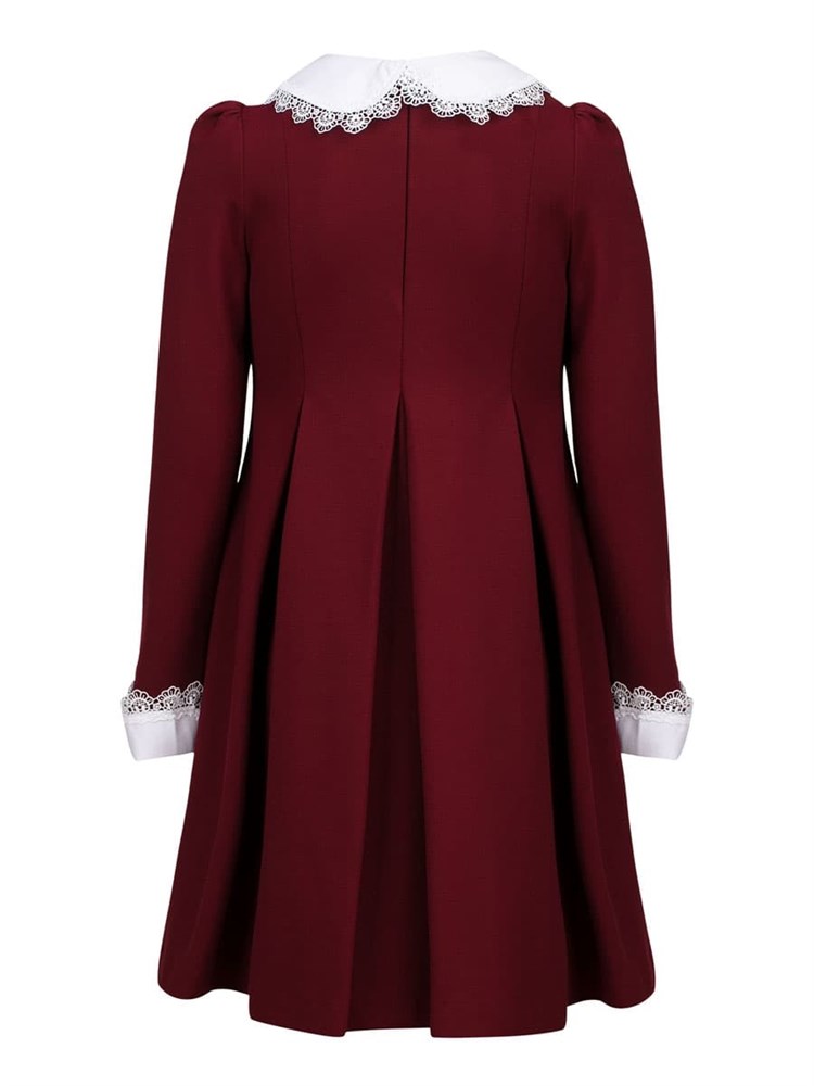 Платье AD-1020-бордовый-128 Платье AD-1020-бордовый-128