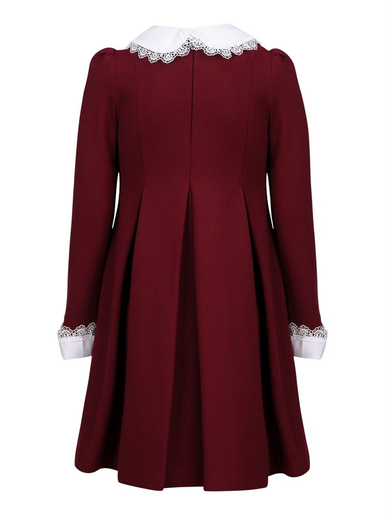 Платье AD-1020-бордовый-128 Платье AD-1020-бордовый-128