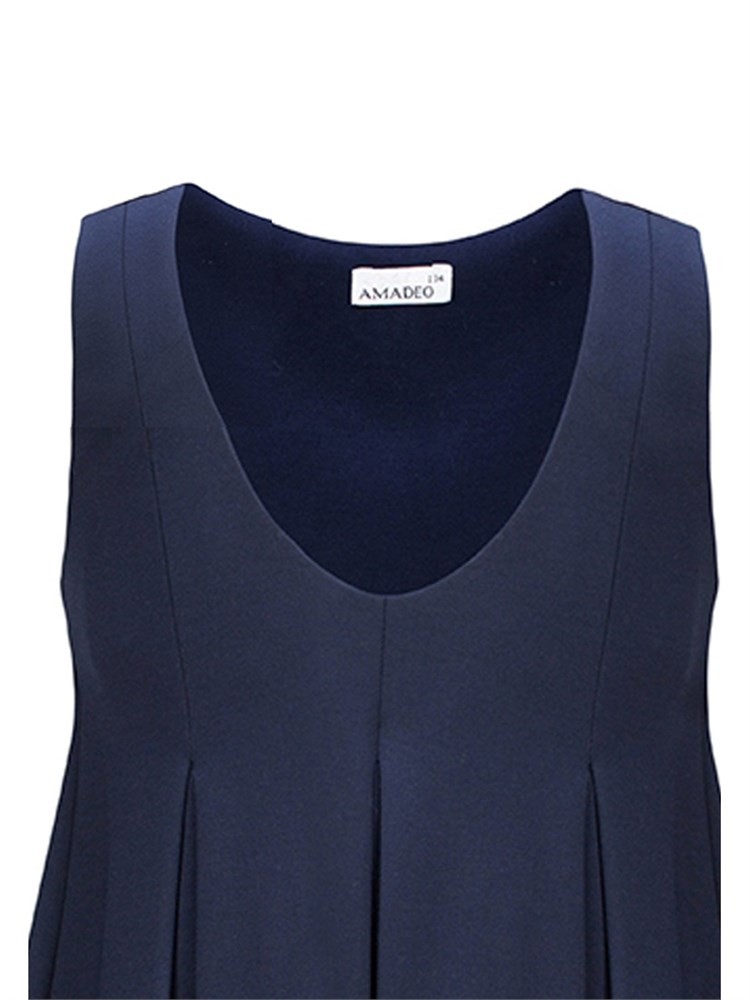 Сарафан  AD-1038-синий-128 Сарафан  AD-1038-синий-128