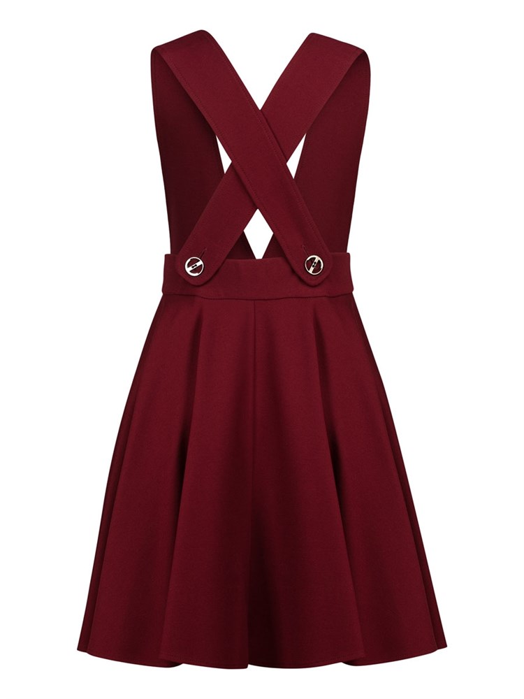 Сарафан AD-1015-бордовый-164 Сарафан AD-1015-бордовый-164