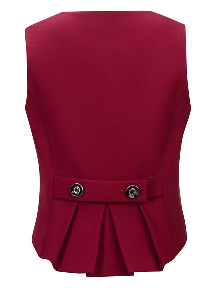 Жилет AV-1008-бордовый-122 Жилет AV-1008-бордовый-122