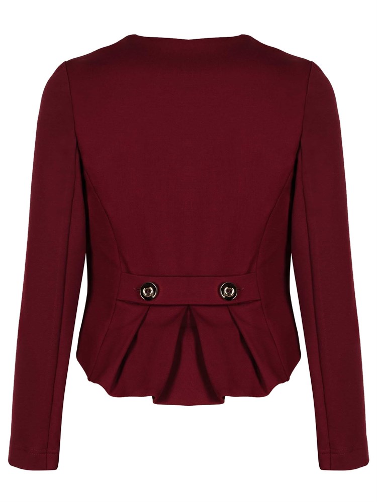 Жакет AJ-1015-бордовый-134 Жакет AJ-1015-бордовый-134