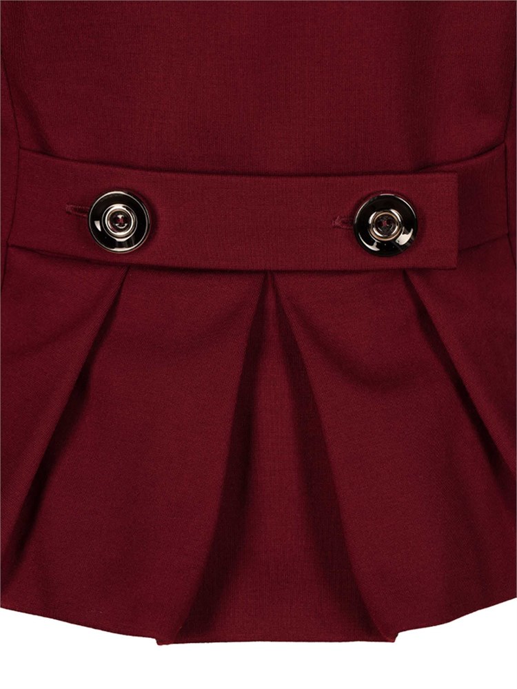 Жакет AJ-1015-бордовый-134 Жакет AJ-1015-бордовый-134