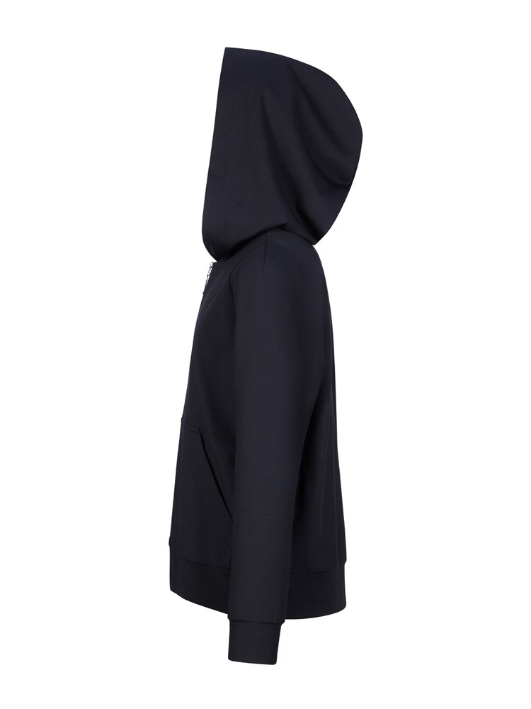 Жакет ХУДИ с капюшоном AJ-1049-черный-140 Жакет ХУДИ с капюшоном AJ-1049-черный-140