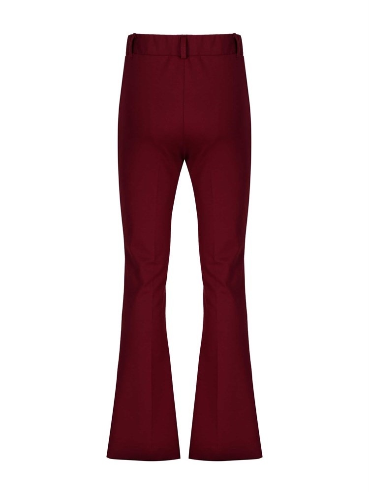 Брюки КЛЕШ с разрезом AP-1044-бордовый-152 Брюки КЛЕШ с разрезом AP-1044-бордовый-152