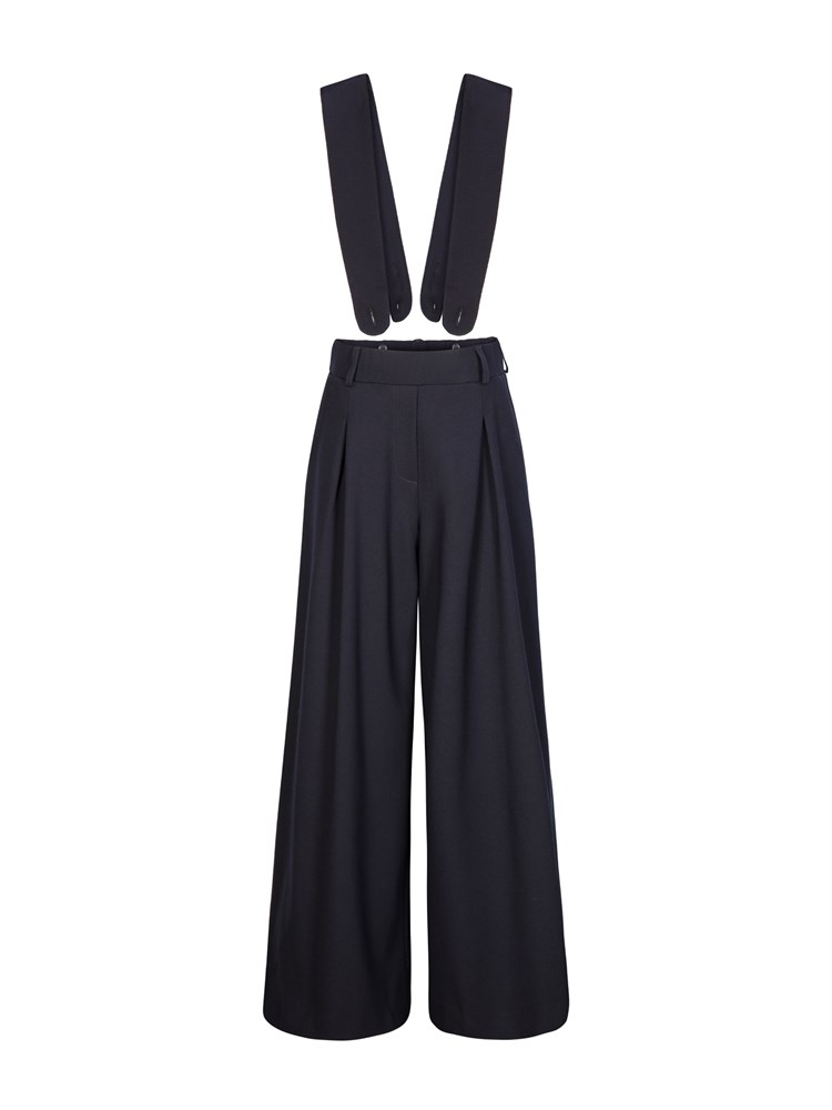 Комбинезон  ПАЛАЦЦО AP-1052-синий-146 Комбинезон  ПАЛАЦЦО AP-1052-синий-146