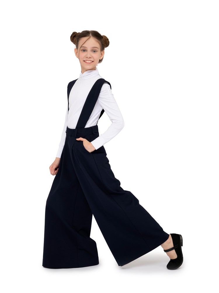 Комбинезон  ПАЛАЦЦО AP-1052-синий-146 Комбинезон  ПАЛАЦЦО AP-1052-синий-146