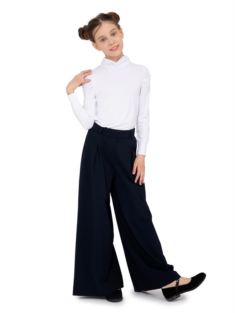 Брюки ПАЛАЦЦО AP-1025-синий-164 Брюки ПАЛАЦЦО AP-1025-синий-164