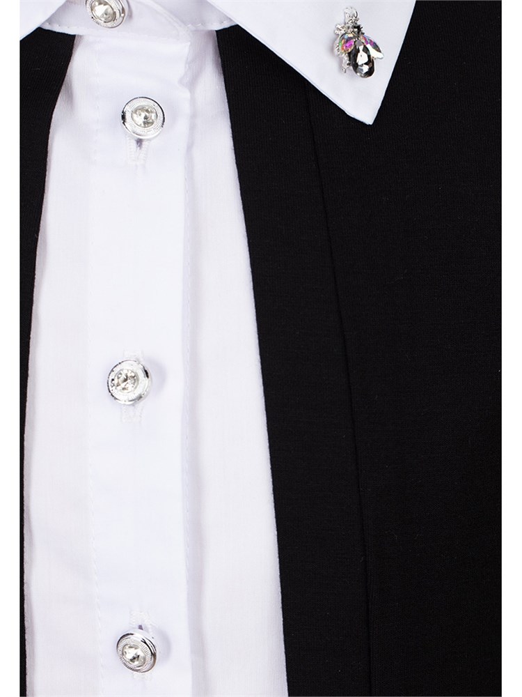 AB-1012 БЛУЗКА AB-1012-черный-122 AB-1012 БЛУЗКА AB-1012-черный-122