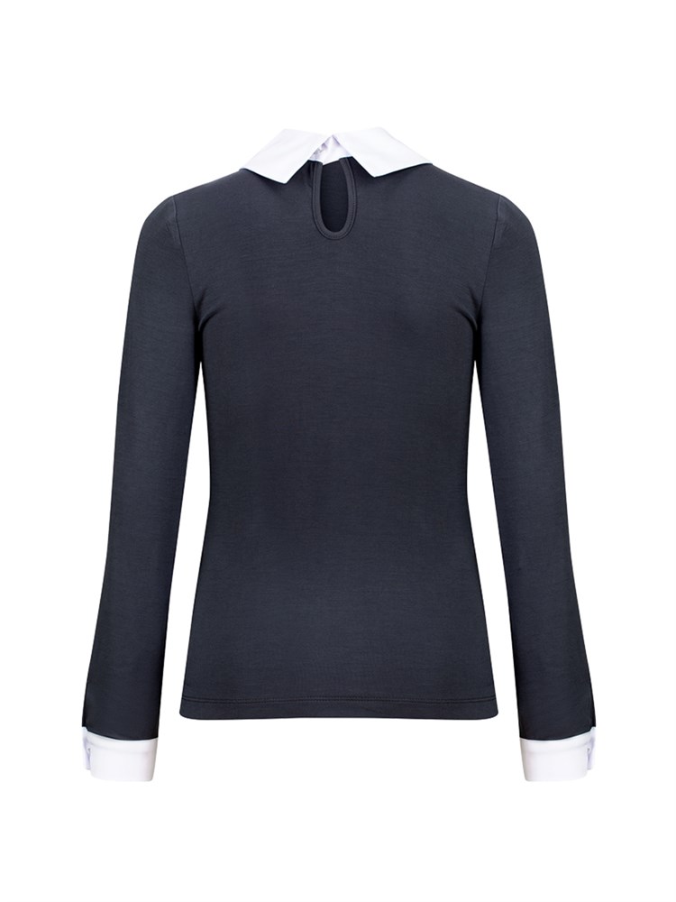 Блузка AB-1015-серый-122 Блузка AB-1015-серый-122