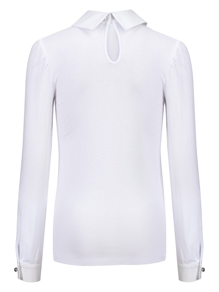 Блузка AB-1015-белый-122 Блузка AB-1015-белый-122