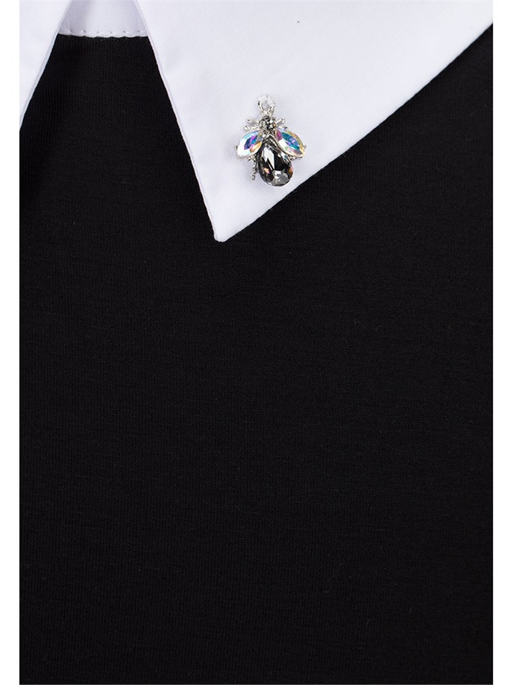 Блузка AB-1014-черный-122 Блузка AB-1014-черный-122