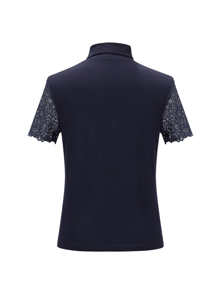 Блузка AB-1011-синий-122 Блузка AB-1011-синий-122