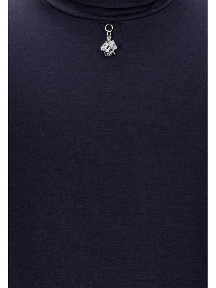 Блузка AB-1011-синий-122 Блузка AB-1011-синий-122