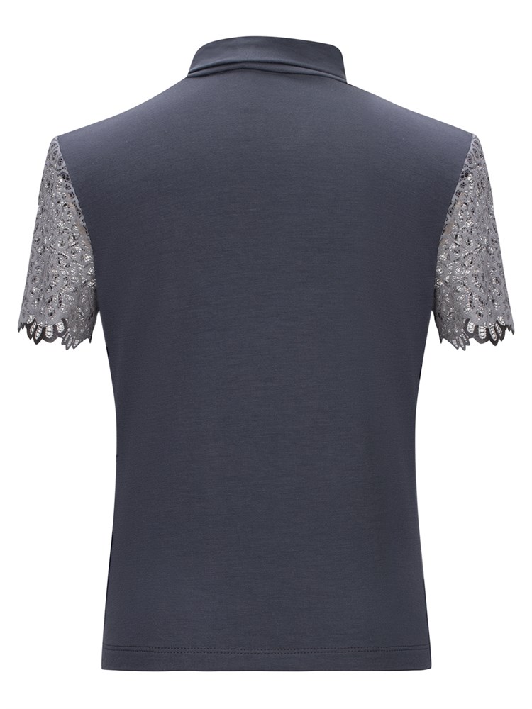 Блузка AB-1011-серый-122 Блузка AB-1011-серый-122