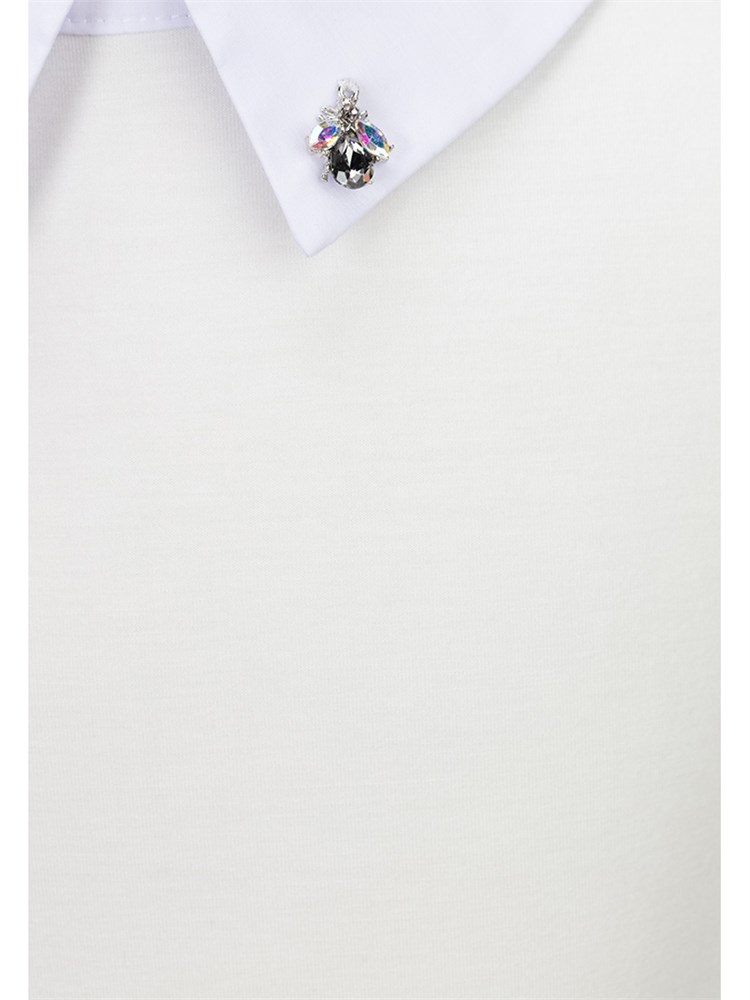 Блузка AB-1014-бежевый-122 Блузка AB-1014-бежевый-122