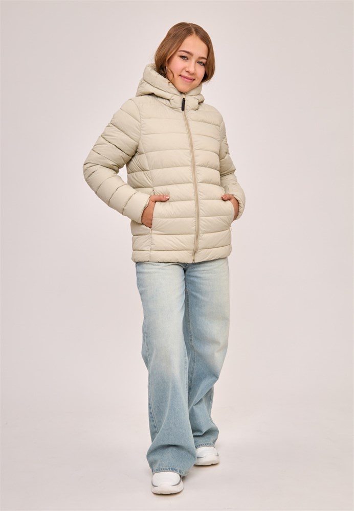 Куртка 21-AJ-7402-бежевый-152 Куртка 21-AJ-7402-бежевый-152