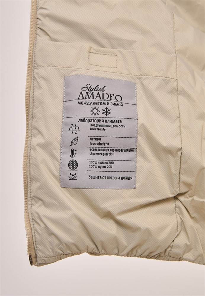 Куртка 21-AJ-7402-бежевый-164 Куртка 21-AJ-7402-бежевый-164