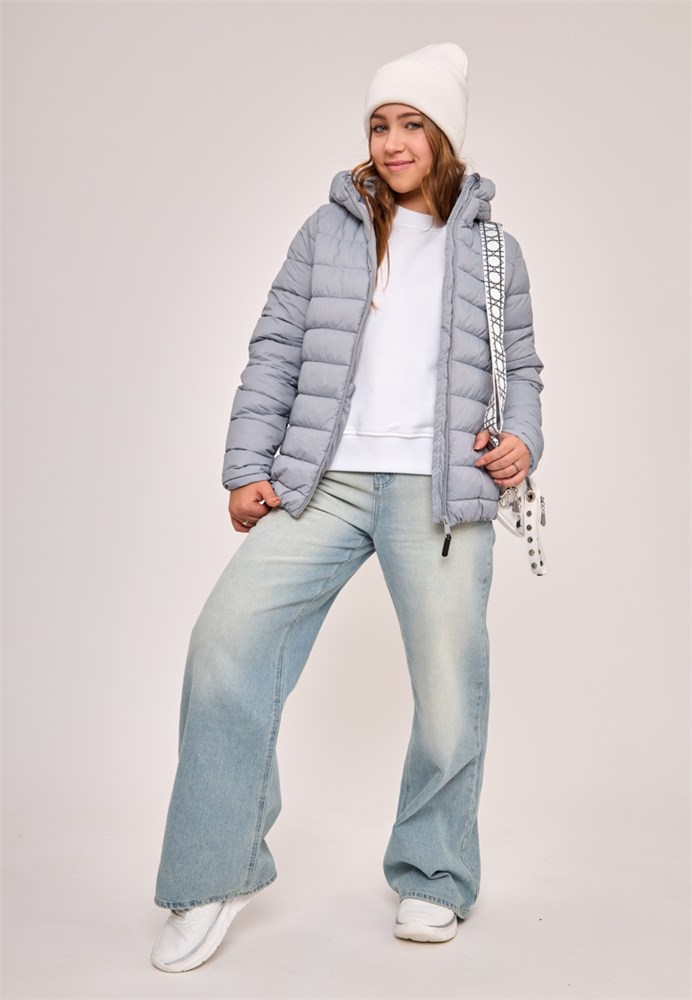 Куртка 21-AJ-7402-светло-серый-170 Куртка 21-AJ-7402-светло-серый-170