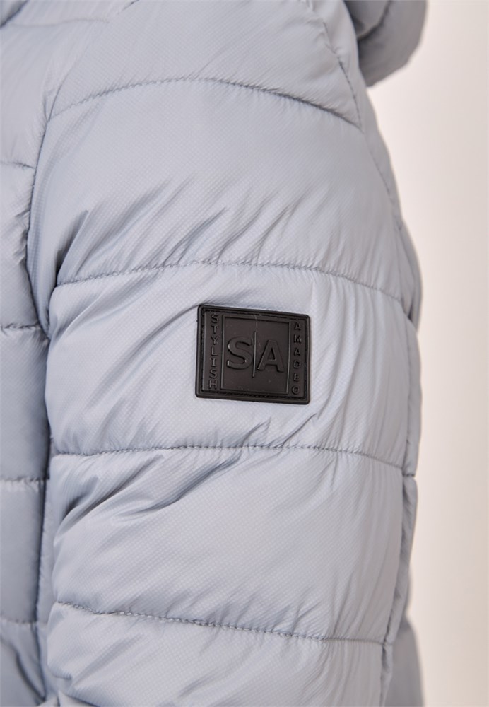 Куртка 21-AJ-7402-светло-серый-170 Куртка 21-AJ-7402-светло-серый-170
