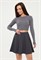 Юбка AWS-5006-серый-46