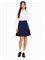 Юбка годе AS-1080-синий-122